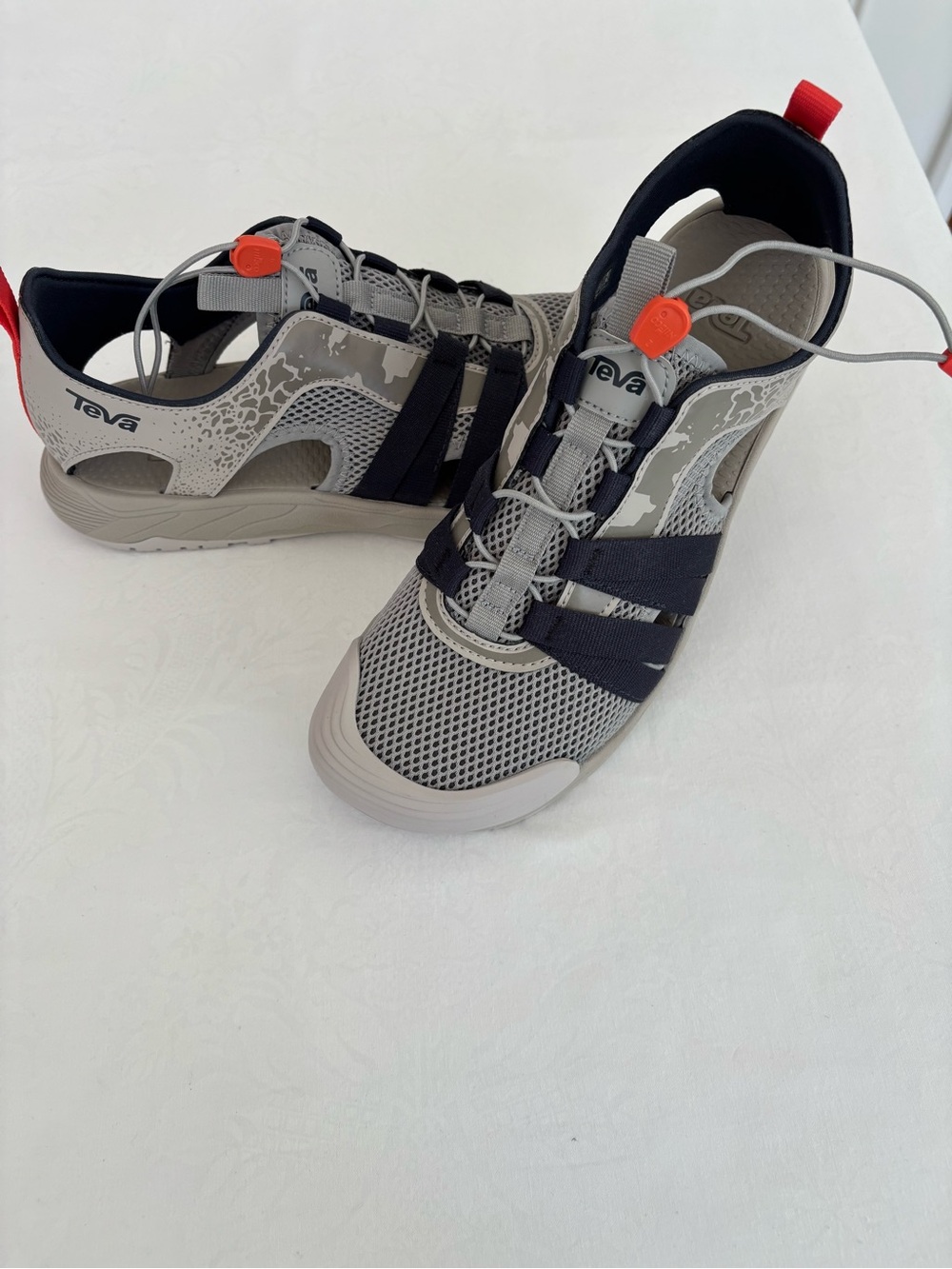 NWOT, TEVA Men’s Hydratrek Closed- Toe Water Sandals Shoes Chateau Gray 9.5